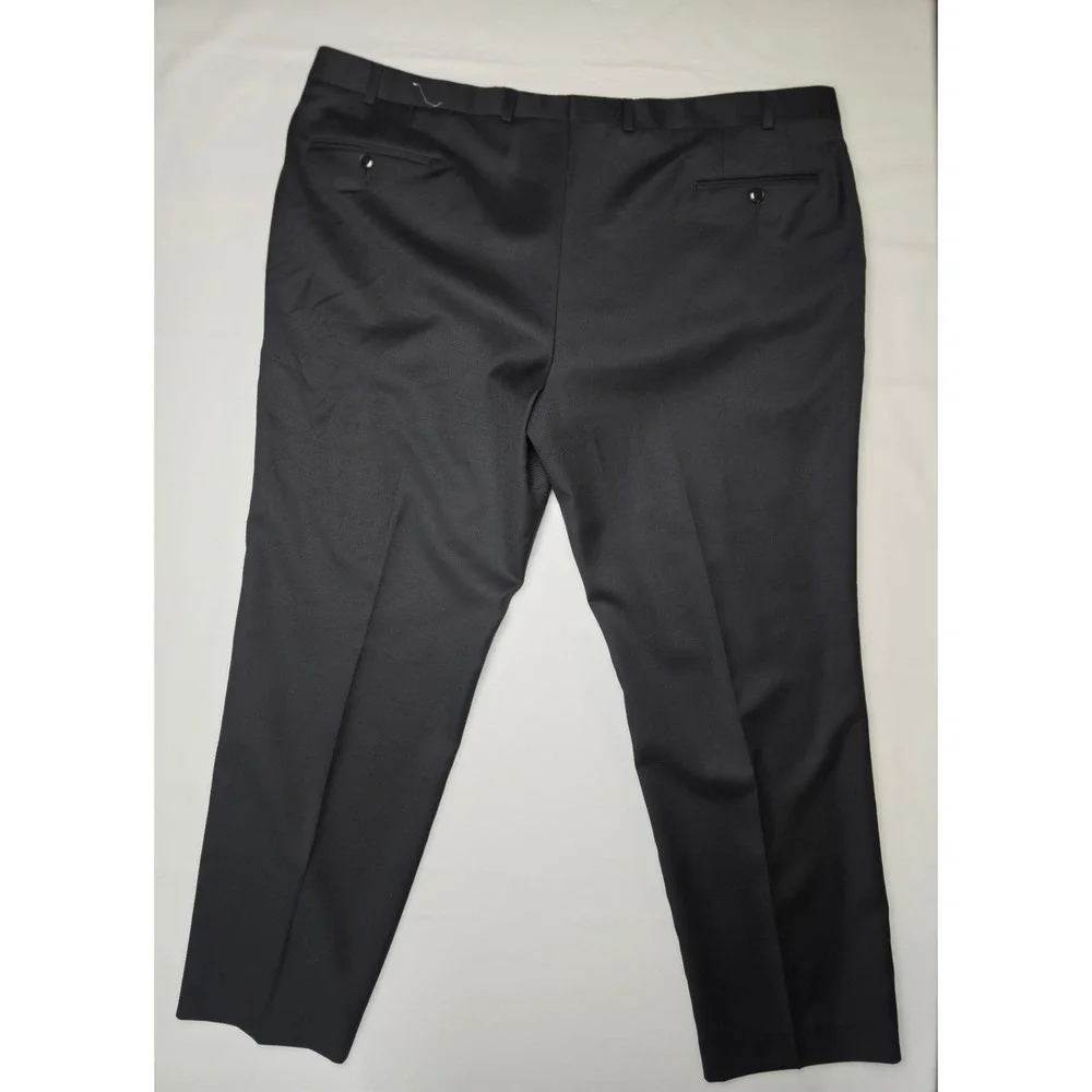 Michael Kors Dress Pants Mens‎ 44x30 Black Suit Separate Straight Leg *FLAW*